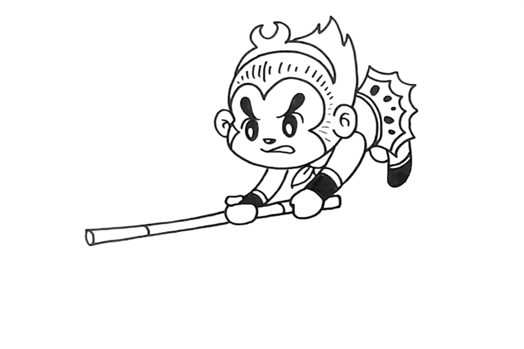 齐天大圣抗击疫情怎么画-图3