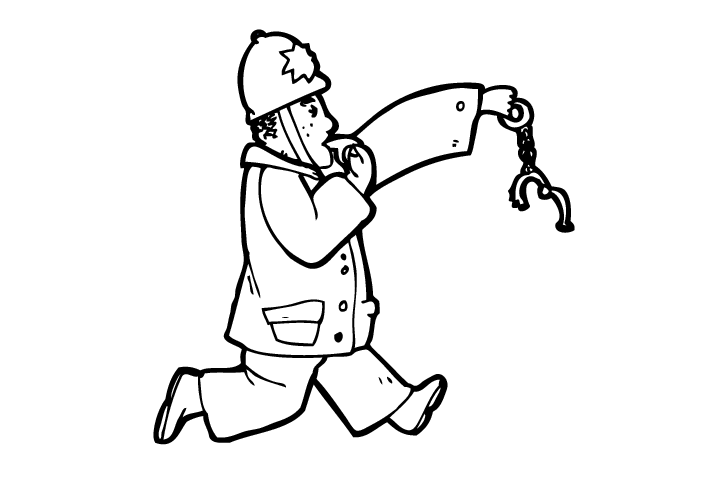 警察叔叔简笔画的画法-图3