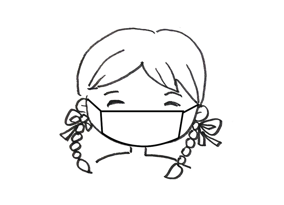 步骤8：双辫子的女孩：两根辫子的女孩是不是看起来很可爱呢？