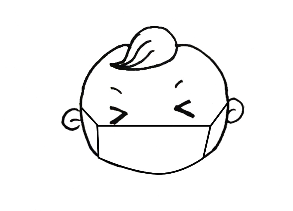 步骤10：可爱的小男孩：头顶上有一撮头发的小男孩是不是超级可爱呢？