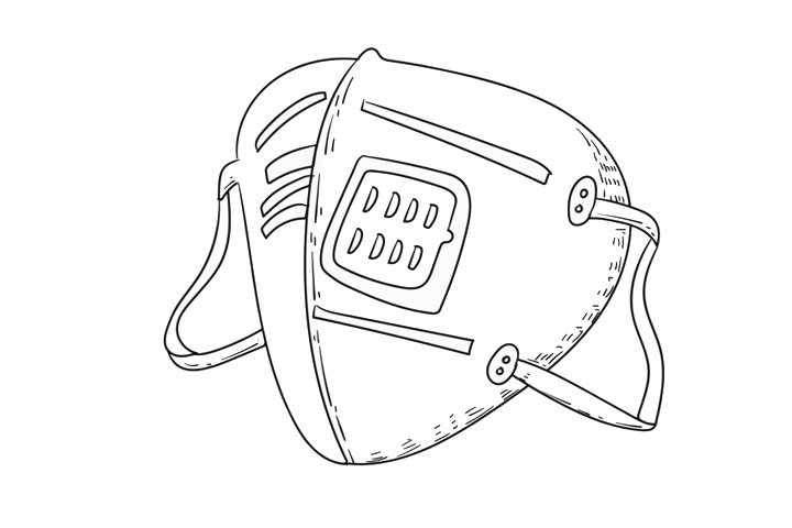 各种口罩的画法-图5