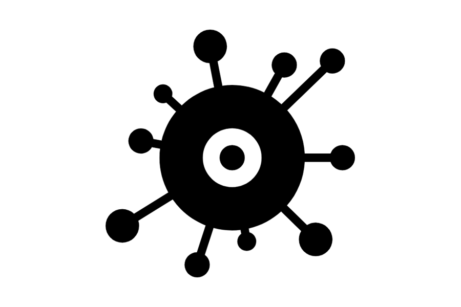 新型冠状病毒简笔画图片-图5