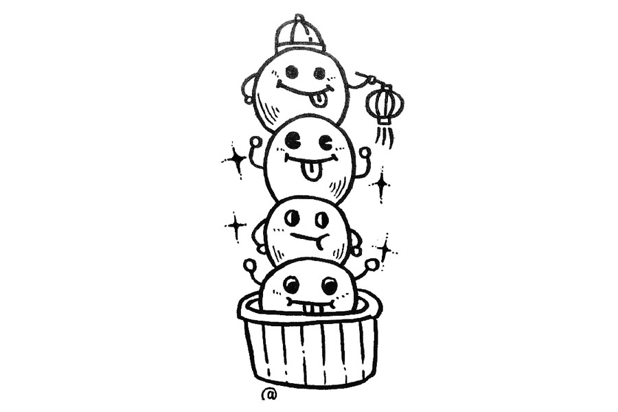 一组小汤圆简笔画 元宵节快乐！-图7