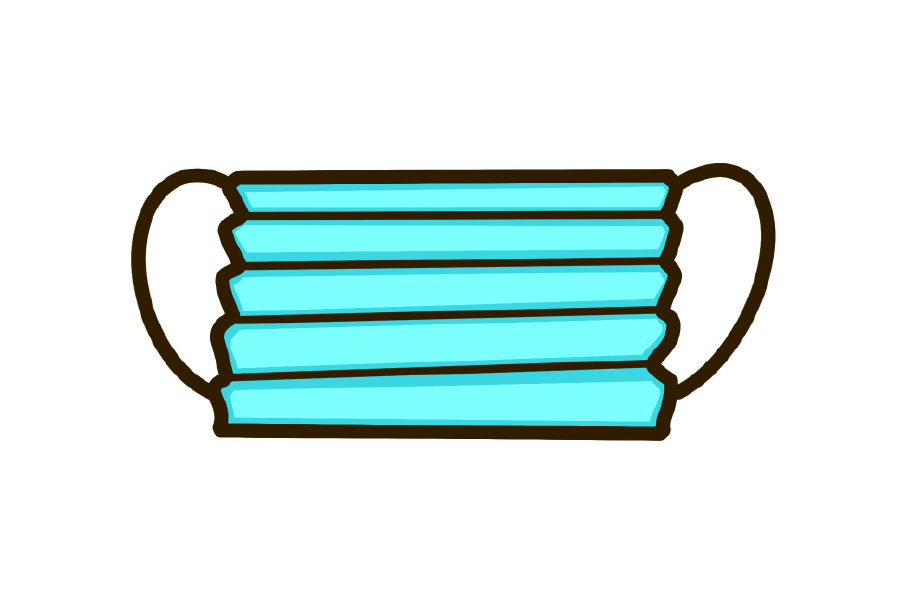 口罩简笔画画法教程