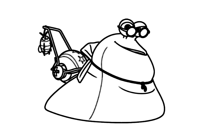 极速蜗牛简笔画图片-图2