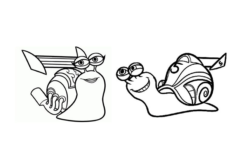 极速蜗牛简笔画图片-图8