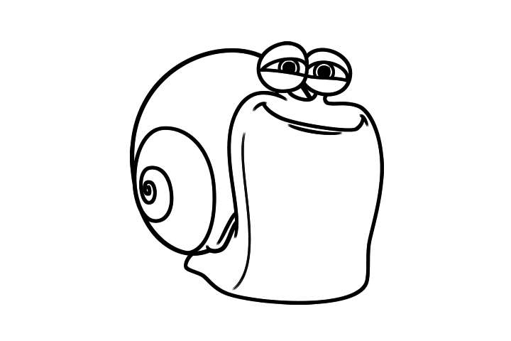 极速蜗牛简笔画图片-图9