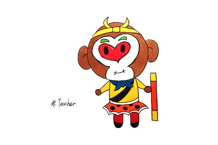 孙悟空简笔画画法教程