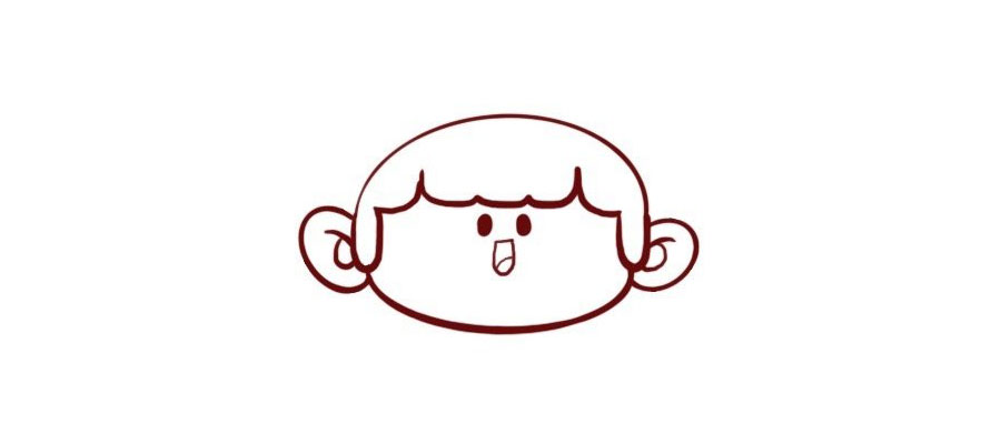 小红帽简笔画画法步骤-图3