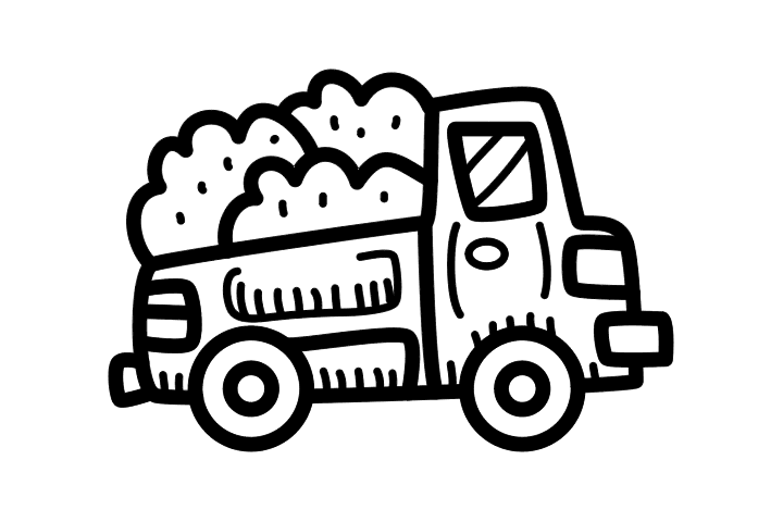 各种常见交通工具简笔画-图1