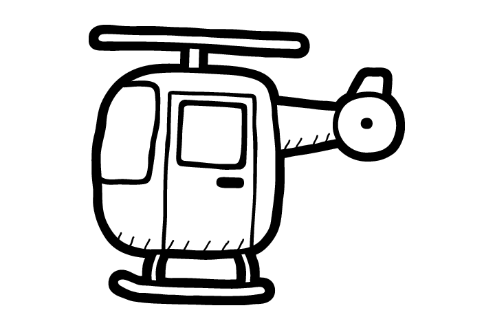 各种常见交通工具简笔画-图8