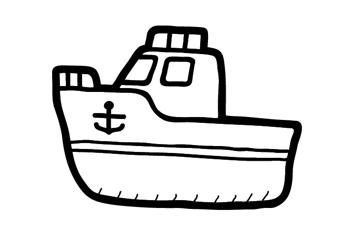 各种常见交通工具简笔画-图10