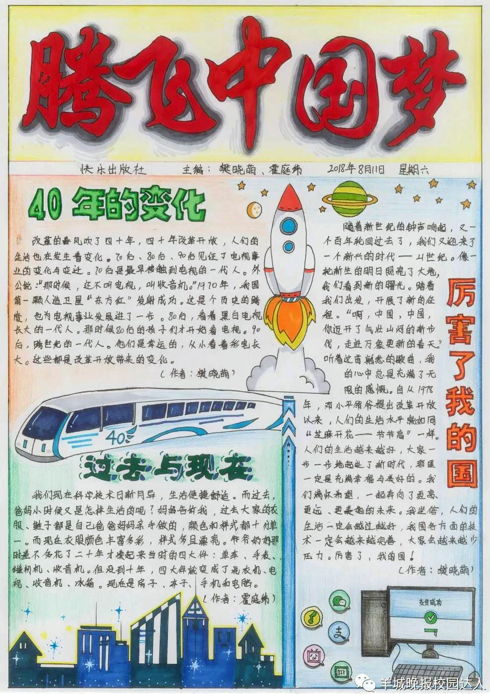 腾飞中国梦手抄报图片-图6