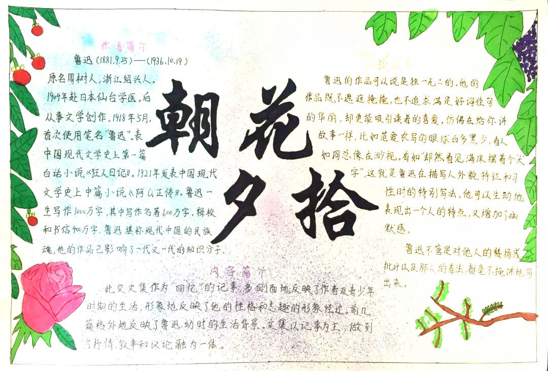 步骤6：朝花夕拾