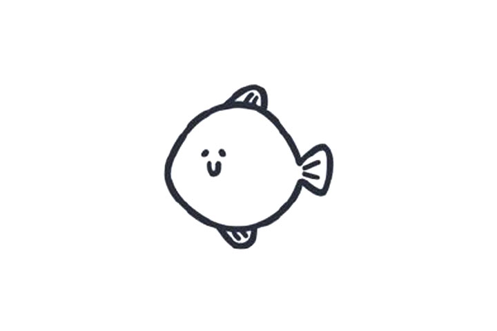 可爱小鱼简笔画教程-图5