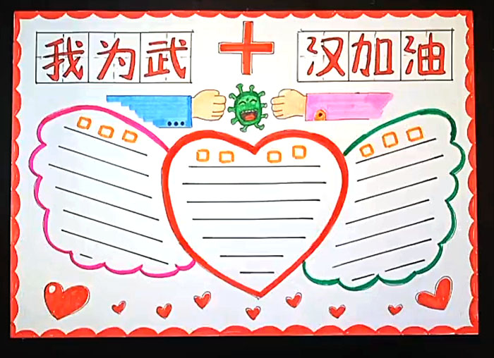 步骤1：我为武汉加油