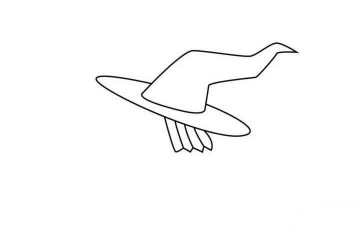 步骤4：把头发画浓密一些哦。