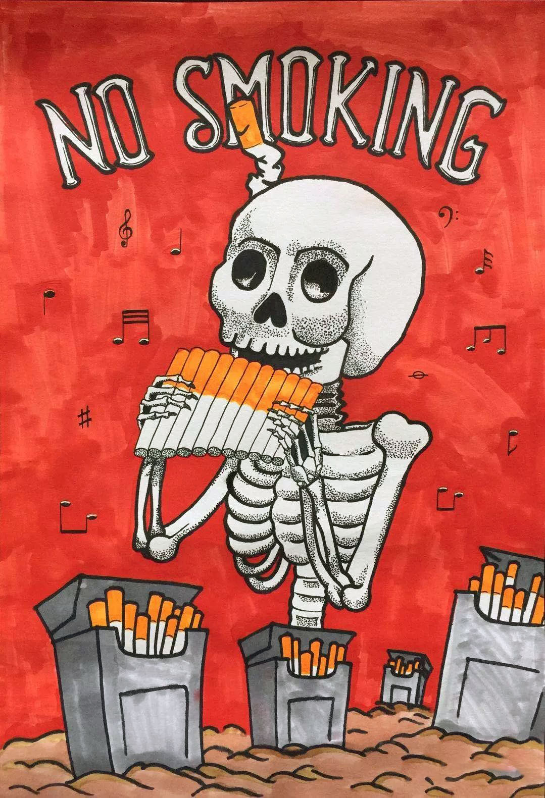 5.31世界无烟日手抄报图片-图1