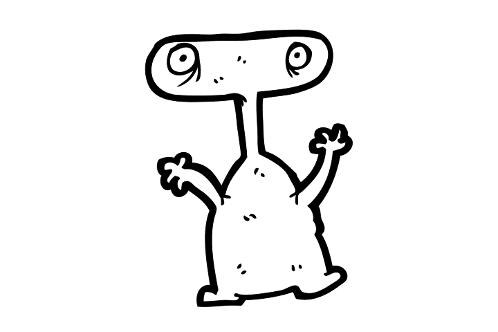 外星人简笔画图片-图9