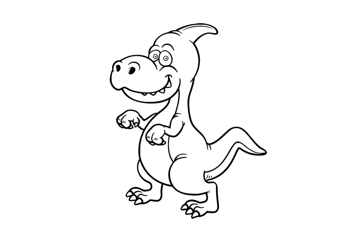 简单好画的小恐龙简笔画图片-图8