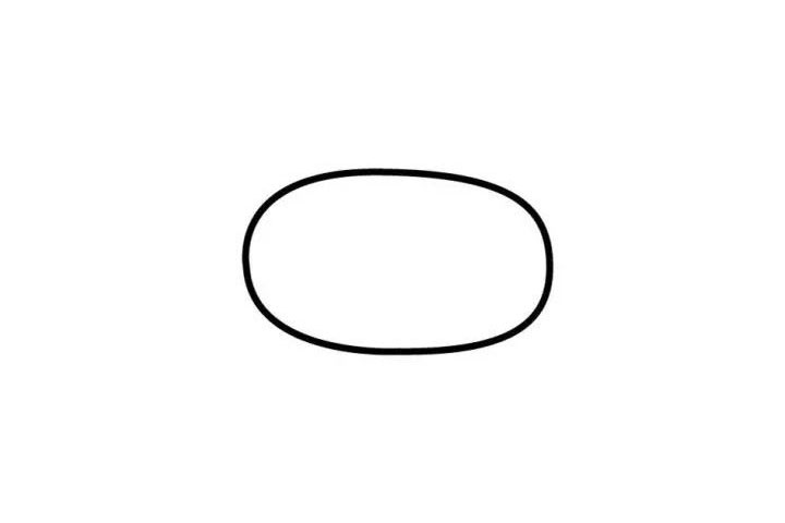 步骤1：先画一个圆圈哦。