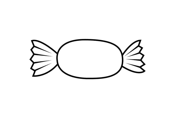 步骤3：嘻嘻，把左边的线条补充好哦。