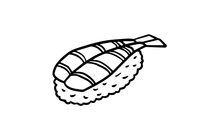 日本寿司简笔画图片-图3