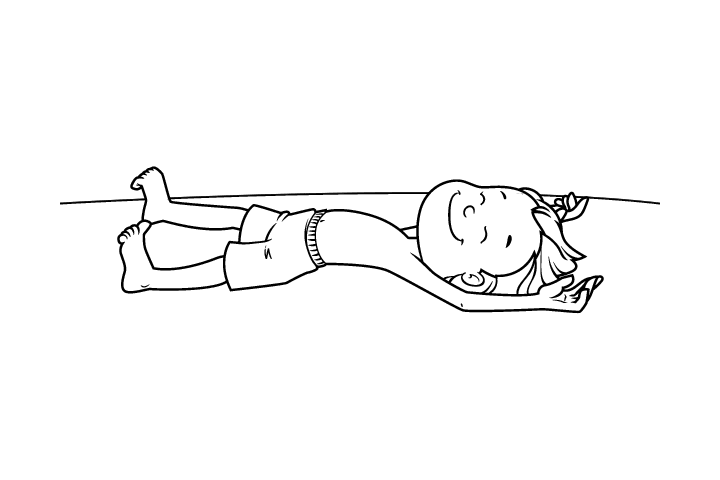 海边玩耍的小男孩简笔画-图2