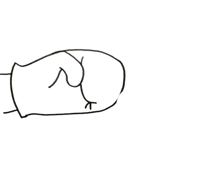 抗击病毒简笔画的画法-图1