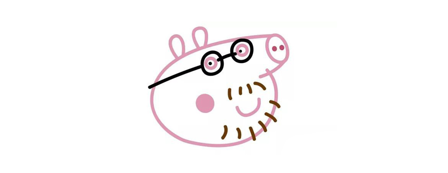 步骤7：嘴旁边的胡须~