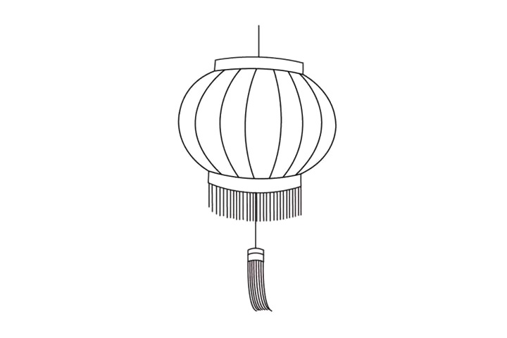 灯笼的画法步骤