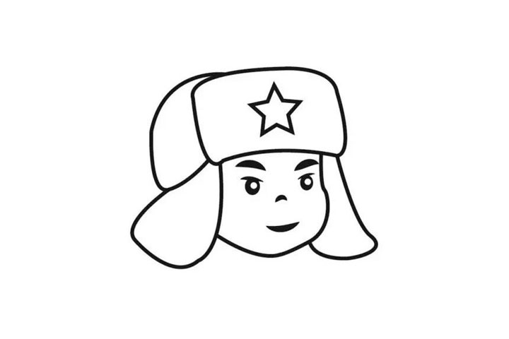 步骤4：画五官，这一步要细心哦~