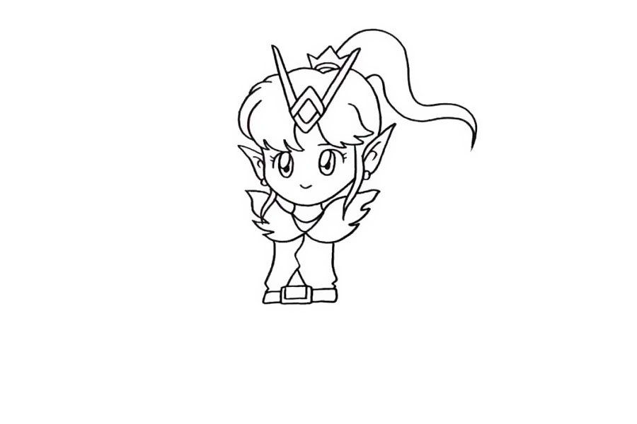 抗击病毒的雷神简笔画-图3