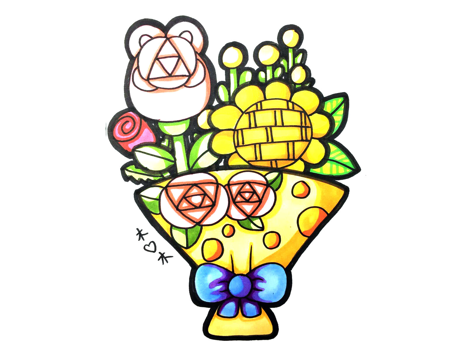 三八妇女节简笔画图片素材-图4