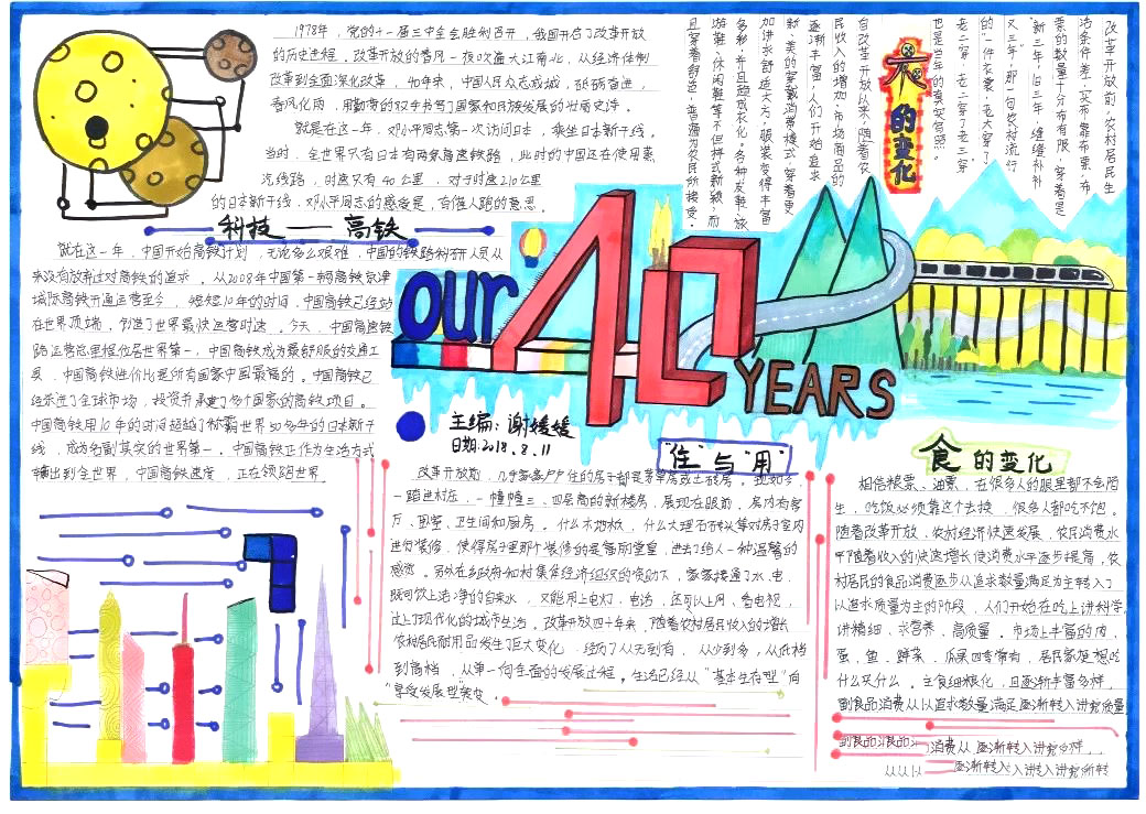 步骤1：40年的变化