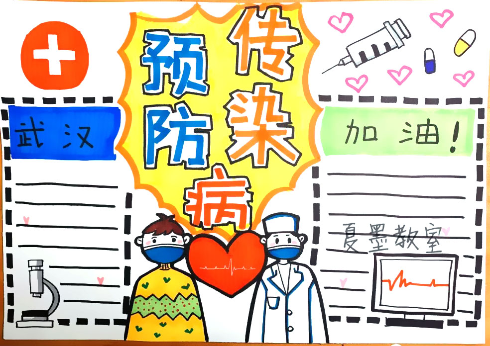 预防肺炎手抄报图片-图2