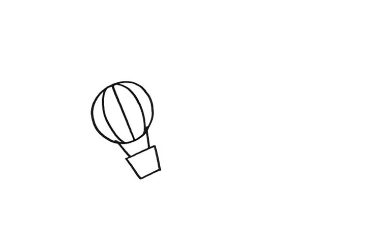 步骤4：在加上一些漂亮的图案.两条弧线.一条竖线连接。