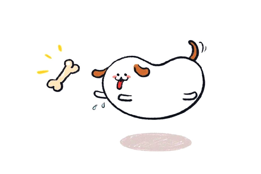 四步画出可爱小狗