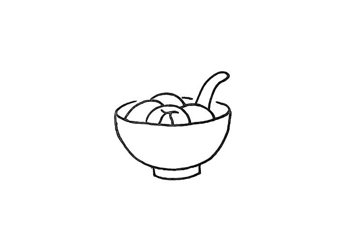 步骤5：以及下面的碗底。