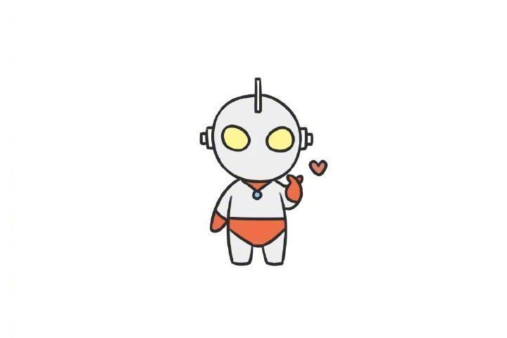 奥特曼和小怪兽简笔画图片-图2