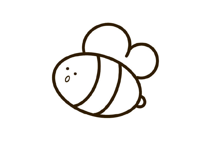 步骤6：线稿完成。