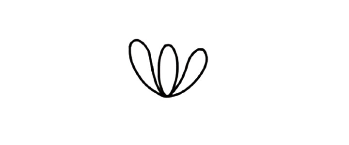 蓝松简笔画教程-图3