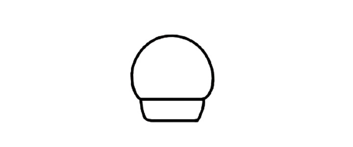 仙人球简笔画教程-图2