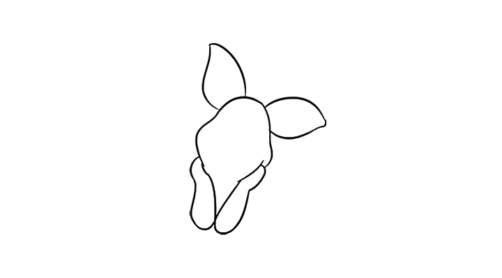 皮杰小猪简笔画教程-图4