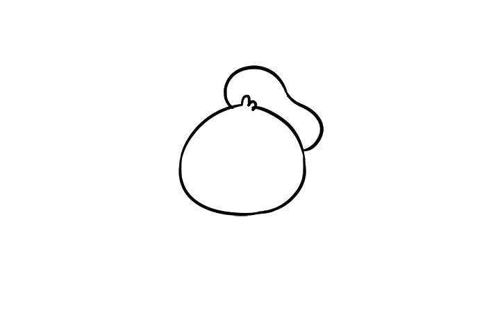 唐老鸭简笔画教程-图3