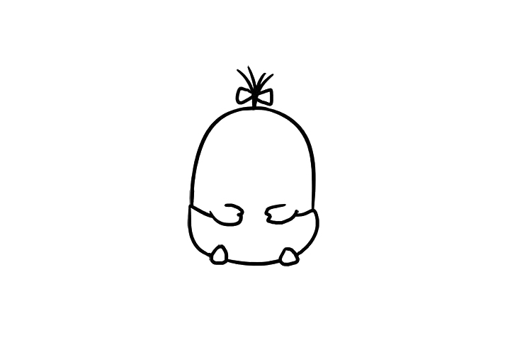 小黄人简笔画教程-图4