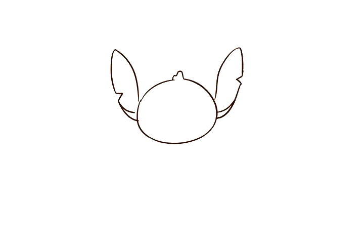 史迪奇简笔画教程-图2