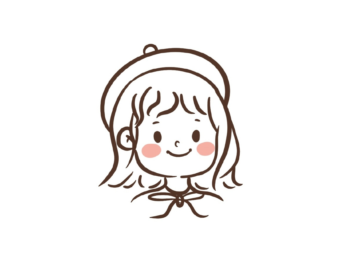 一组萌娃头像简笔画图片-图4