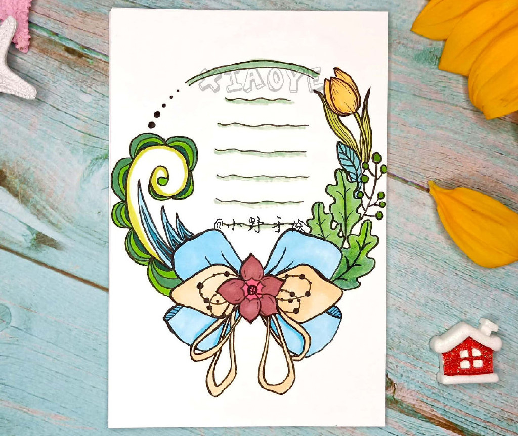 春天来了春天主题手抄报边框-图5