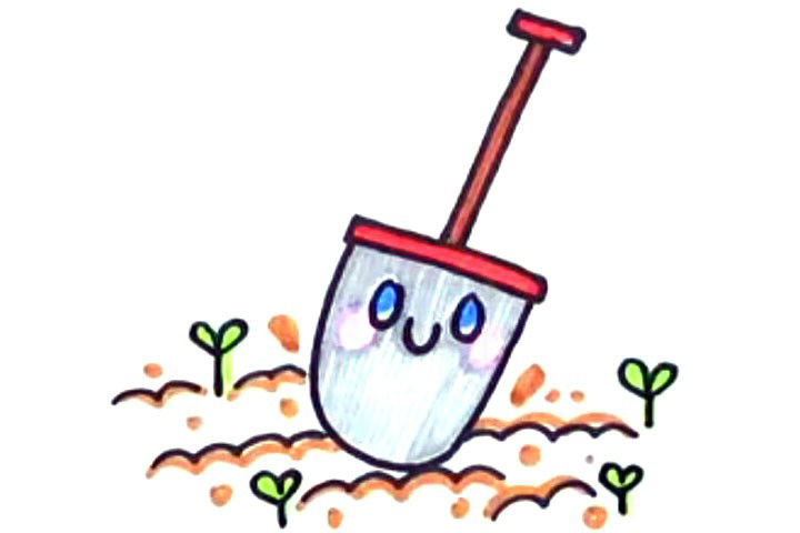 春耕图简笔画教程